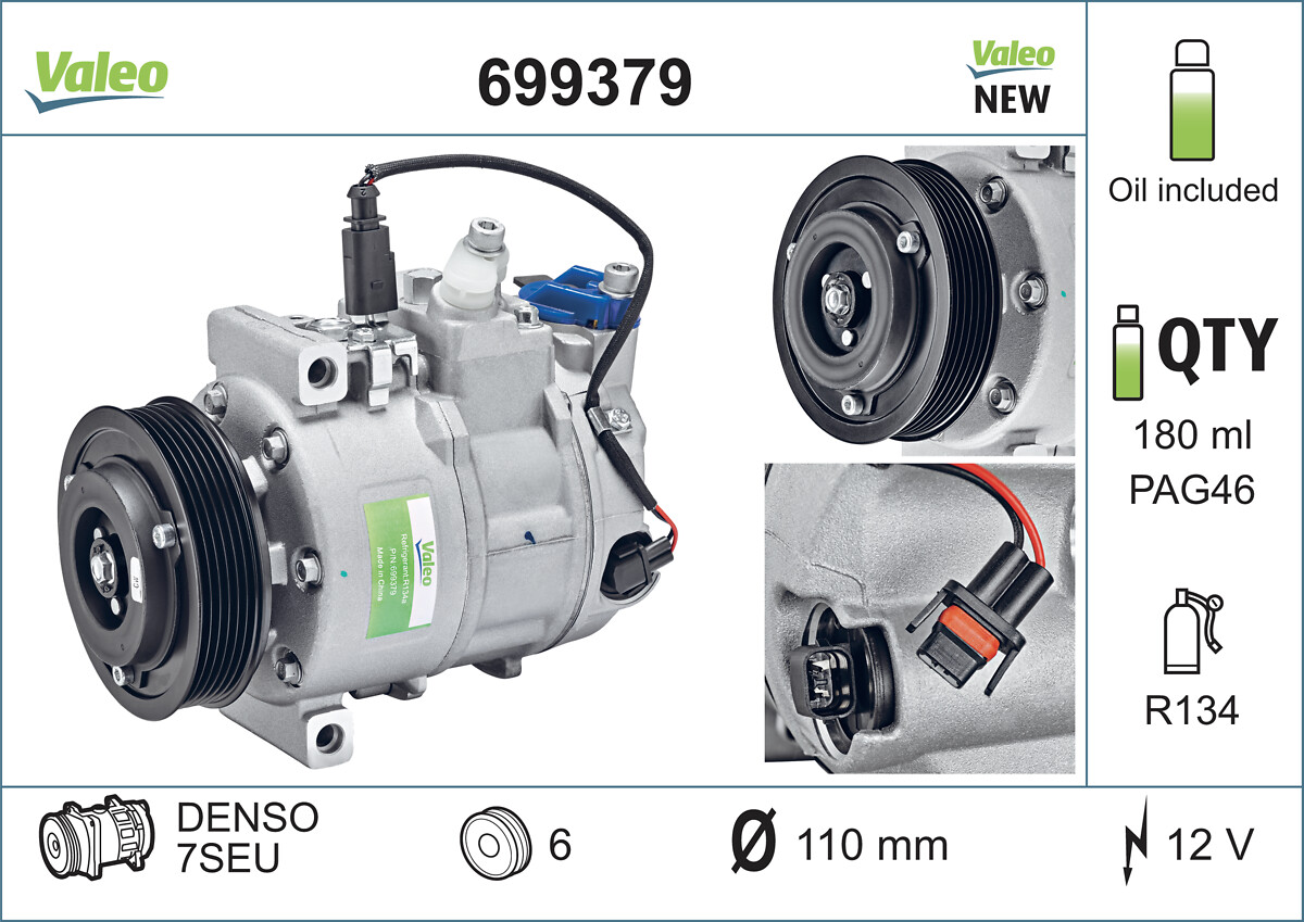 Compresor climatizare VALEO 699379
