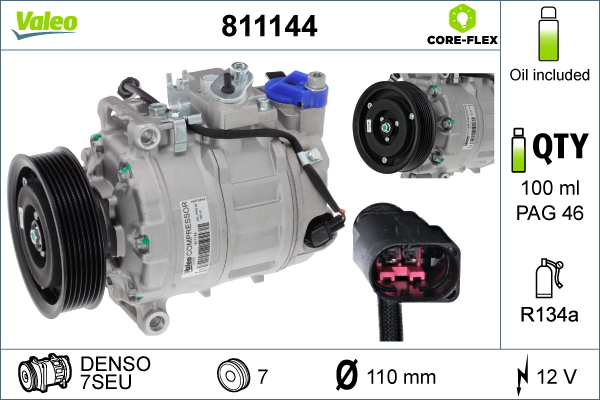 Compresor climatizare VALEO 811144