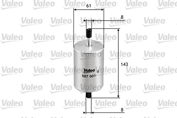 Filtru combustibil VALEO 587001