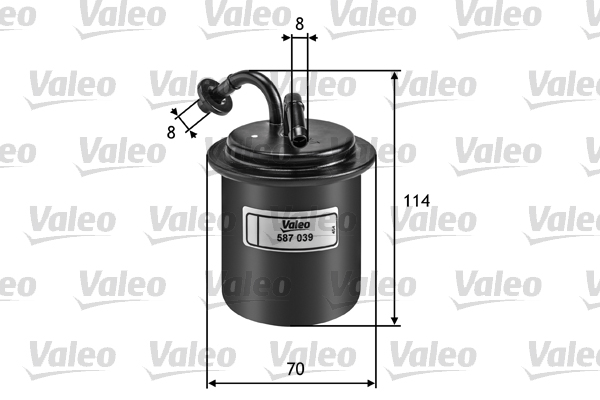 Filtru combustibil VALEO 587039