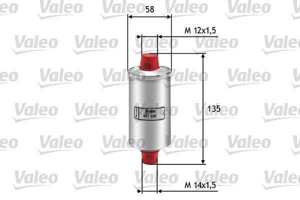 Filtru combustibil VALEO 587200