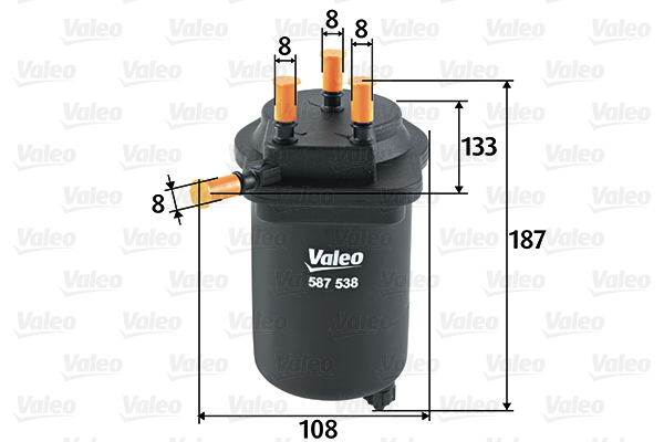 Filtru combustibil VALEO 587538