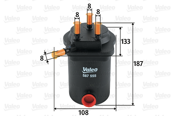 Filtru combustibil VALEO 587555