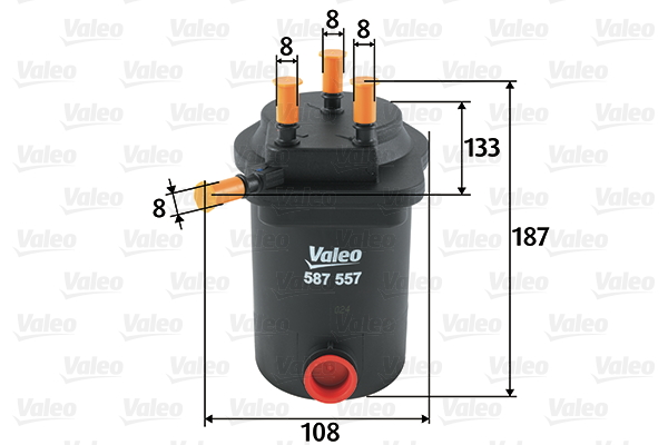 Filtru combustibil VALEO 587557