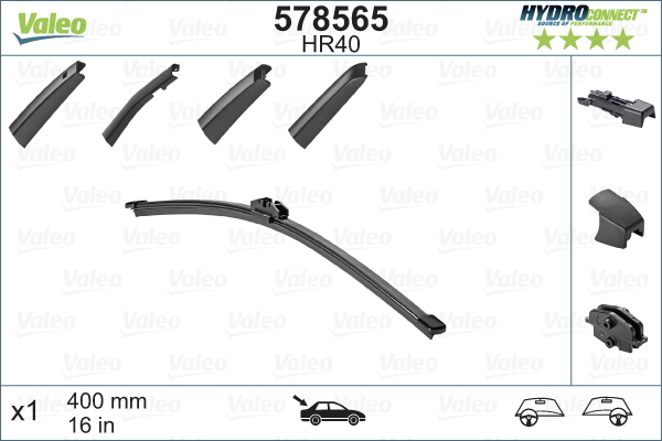 Lamela stergator VALEO 578565