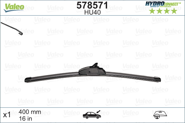 Lamela stergator VALEO 578571