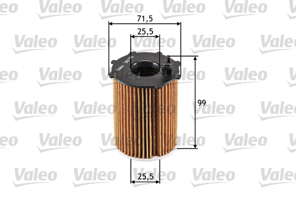Filtru ulei FORD FIESTA VI (CB1, CCN) 1.5 TDCi  diesel 75 cai VALEO 586500