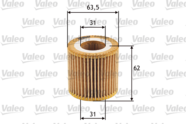 Filtru ulei SKODA FABIA II (542) 1.2 12V  benzina 60 cai VALEO 586536