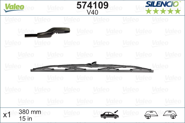 Lamela stergator VALEO 574109