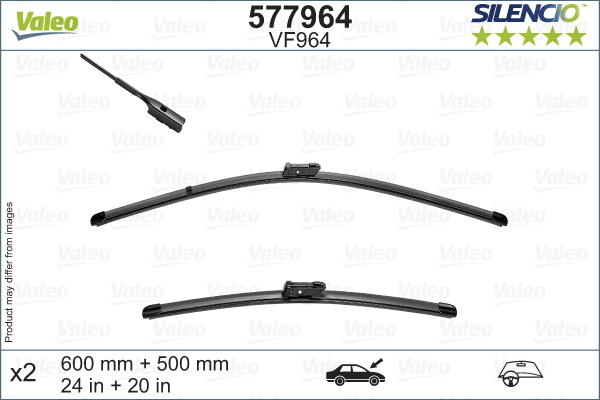 Lamela stergator VALEO 577964
