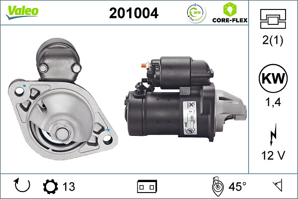 Electromotor OPEL ASTRA H (A04) 1.7 CDTI (L48)  diesel 80 cai VALEO 201004