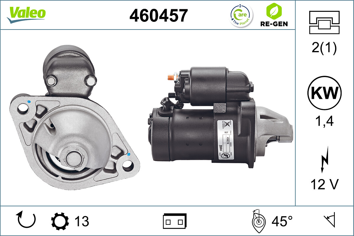Electromotor OPEL ASTRA H (A04) 1.7 CDTI (L48)  diesel 80 cai VALEO 460457
