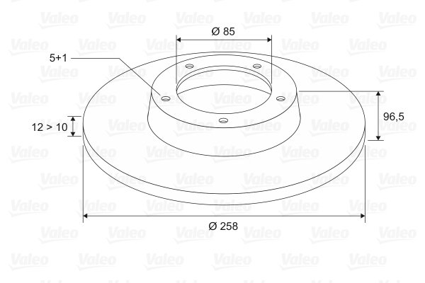 Disc frana VALEO 197304