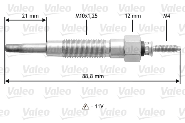 Bujie incandescenta VALEO 345213