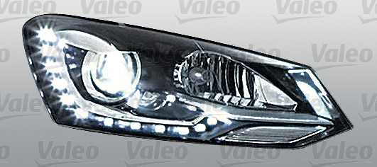 Far VW POLO V (6R1, 6C1) 1.2 TSI  benzina 90 cai VALEO 044451
