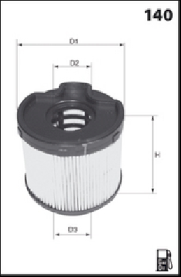 Filtru combustibil MECAFILTER ELG5237
