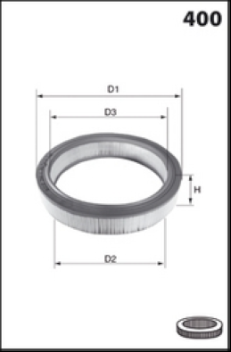 Filtru aer MECAFILTER EL3166