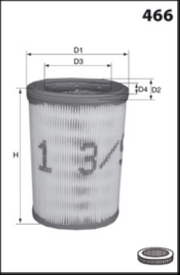 Filtru aer MECAFILTER EL3641