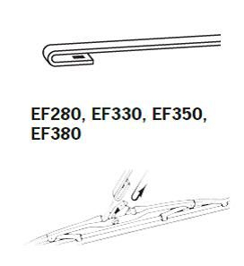 Lamela stergator TRICO EF380