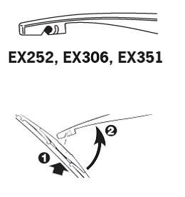 Lamela stergator TRICO EX306