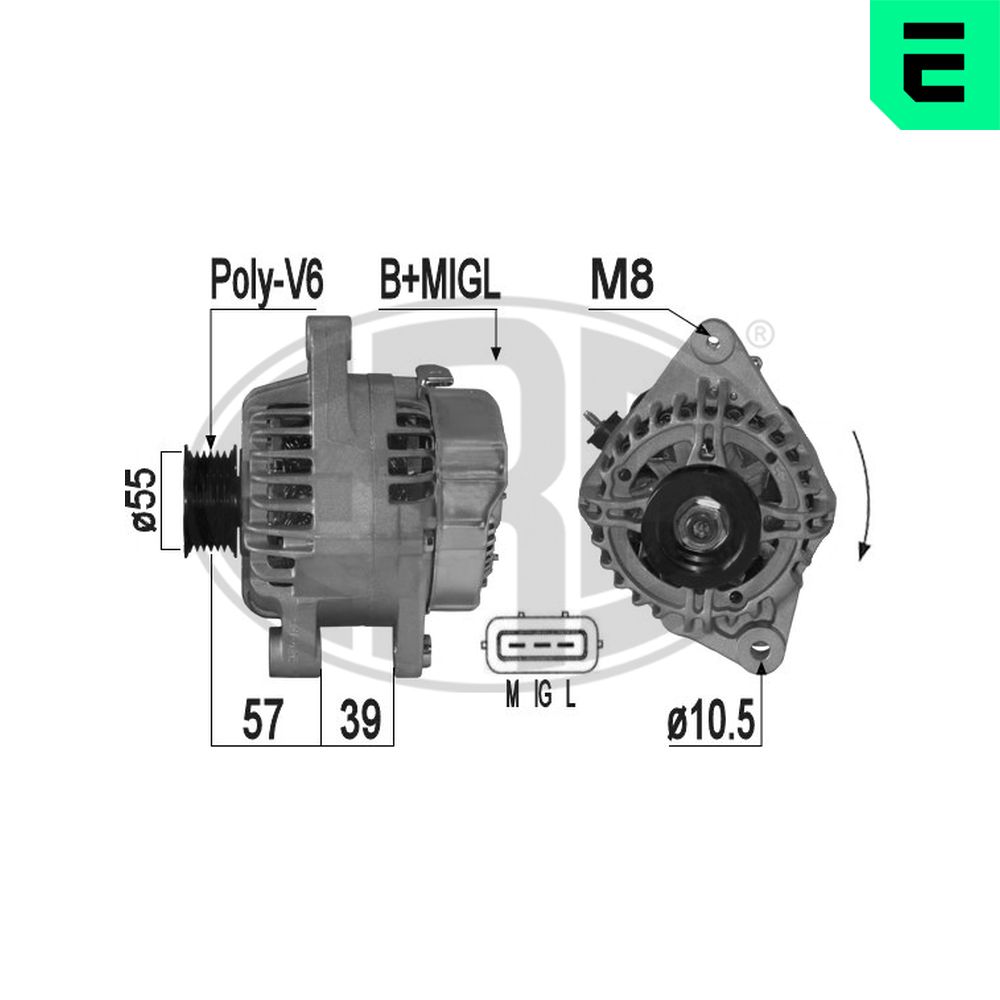 Alternator ERA 209304A