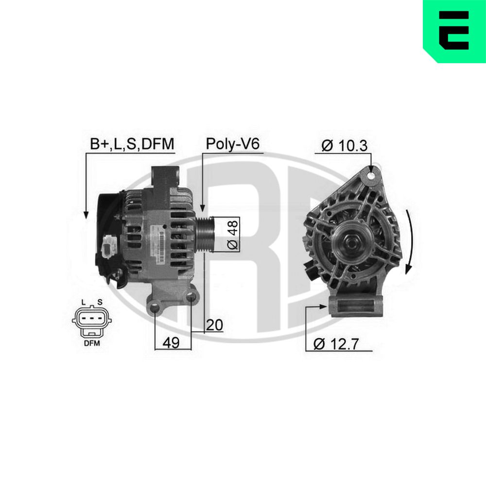 Alternator ERA 210357A