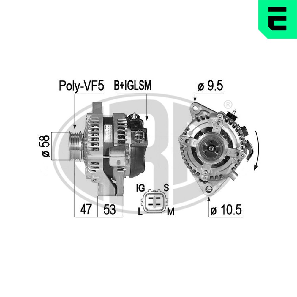 Alternator ERA 210493A