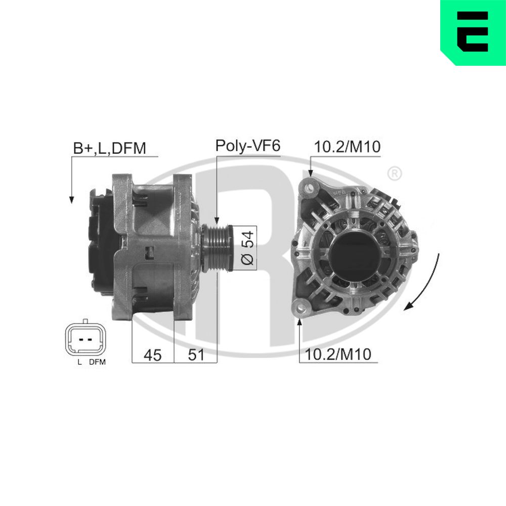 Alternator ERA 210507A
