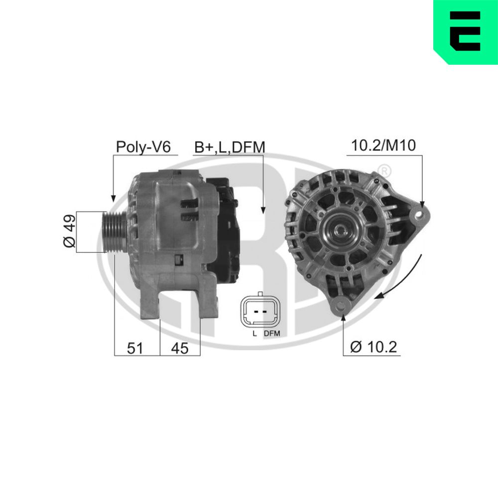 Alternator ERA 210545A