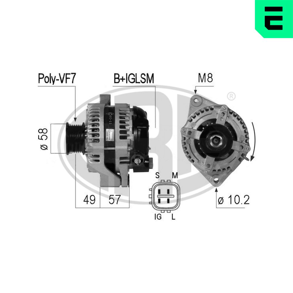 Alternator ERA 210775A