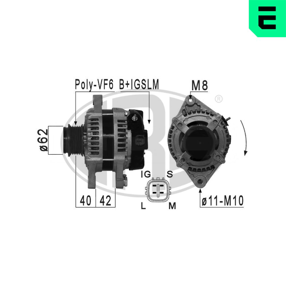 Alternator ERA 210882A