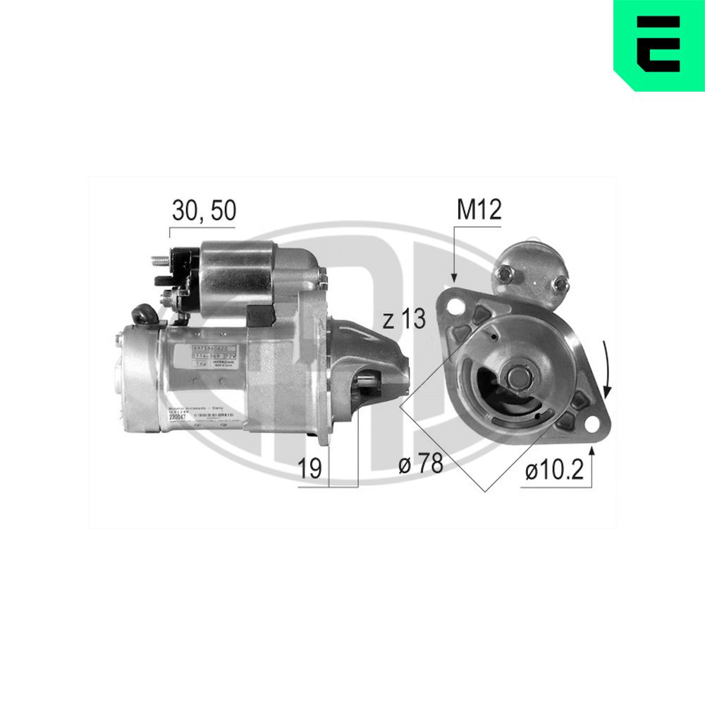 Electromotor OPEL ASTRA H (A04) 1.7 CDTI (L48)  diesel 80 cai ERA 220047A