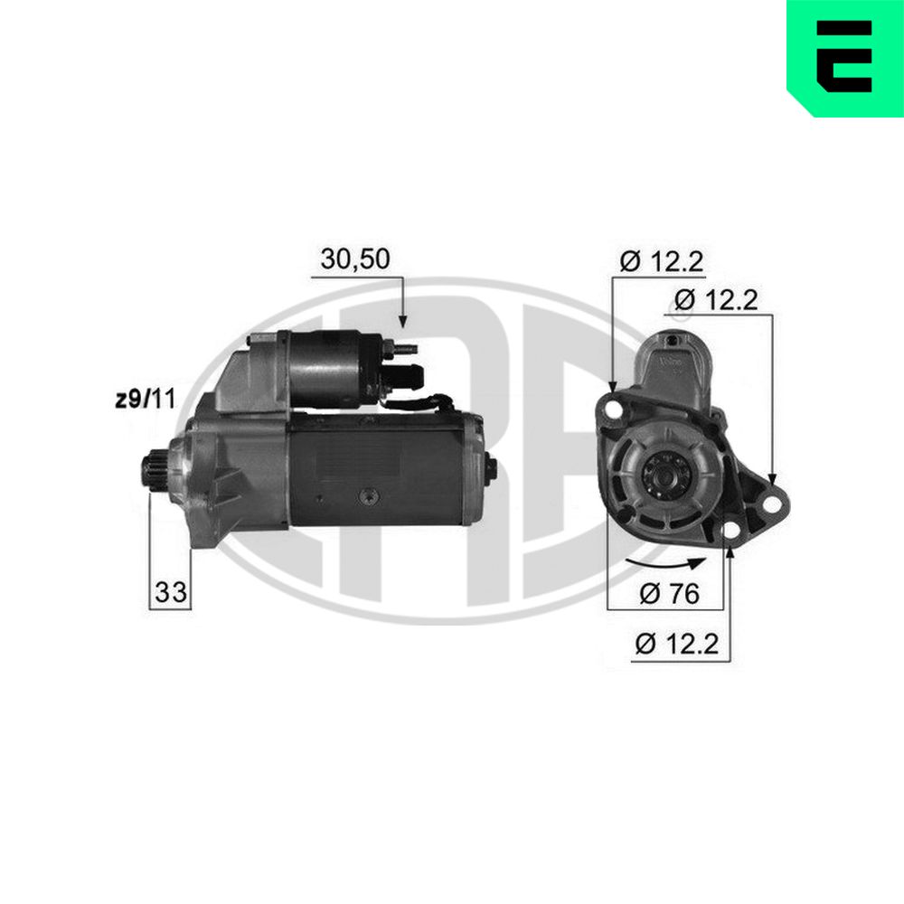 Electromotor VW CADDY II Autoutilitara/limuzina spatioasa (9K9A) 1.9 SDI  diesel 64 cai ERA 220388A
