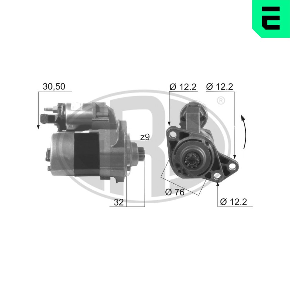 Electromotor VW GOLF IV Variant (1J5) 1.4 16V  benzina 75 cai ERA 220427A