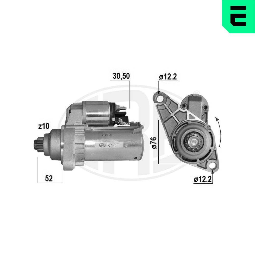 Electromotor VW GOLF IV Variant (1J5) 1.4 16V  benzina 75 cai ERA 220530A