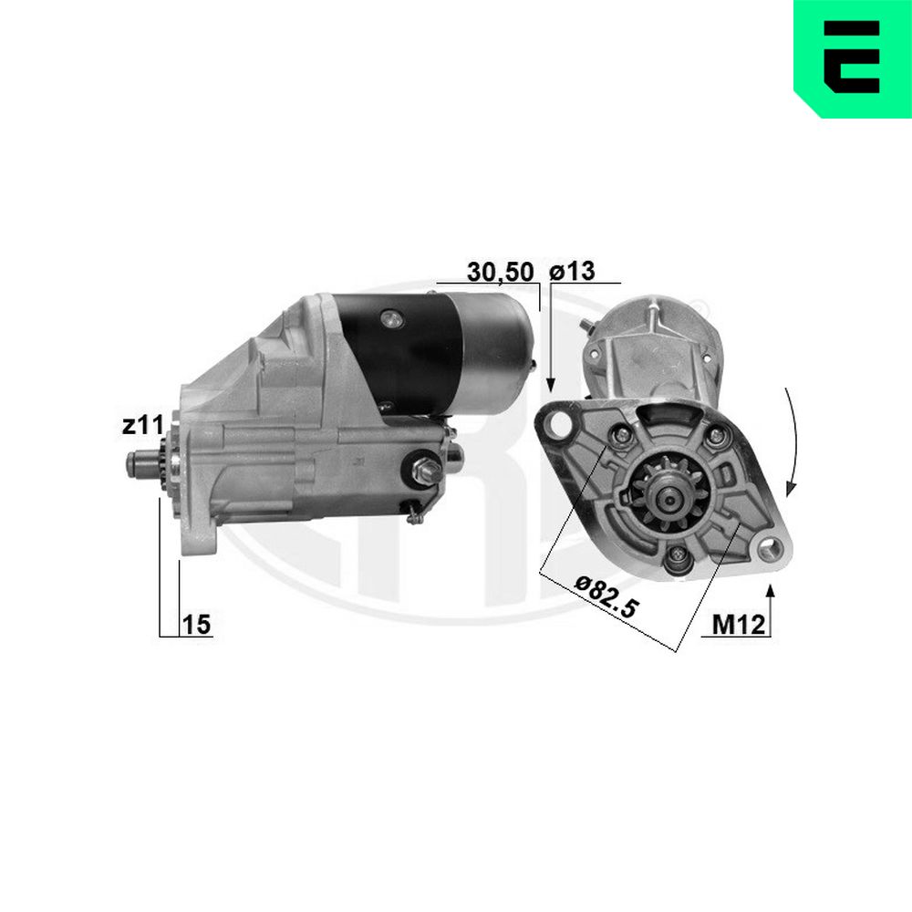 Electromotor TOYOTA LAND CRUISER (_J7_, _JL7_) 2.4 TD (LJ70_, LJ73_, LJ70RV)  diesel 86 cai ERA 221040A