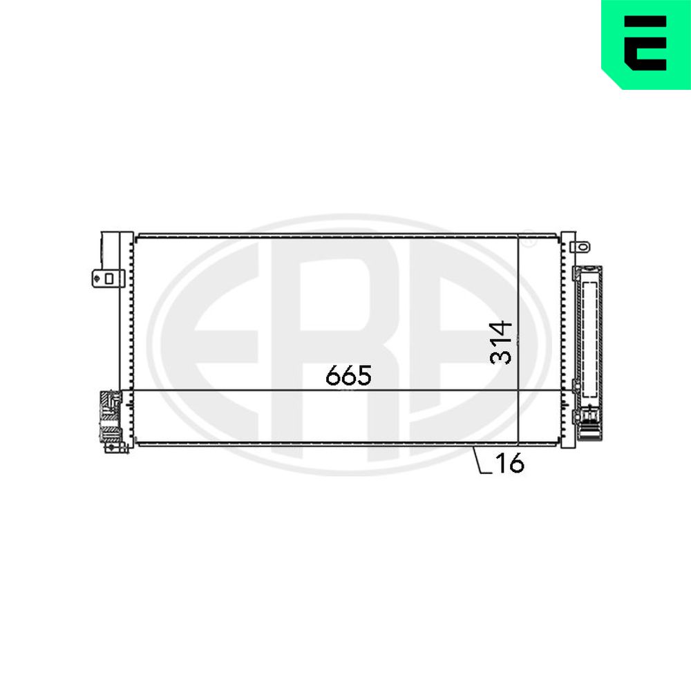 Condensator climatizare ERA 667004