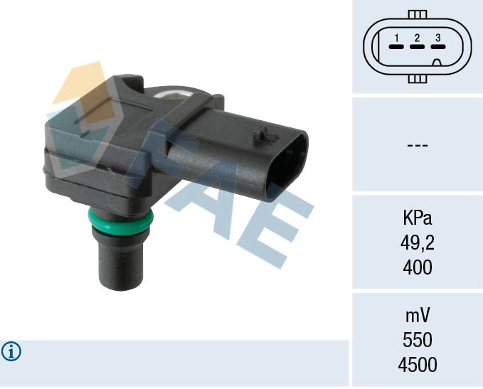 Senzor presiune galerie admisie BMW Seria 3 (E90) 318 d  diesel 143 cai FAE 15136