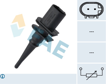 Senzor temperatura exterioara BMW Seria 3 (E90) 318 d  diesel 143 cai FAE 33169