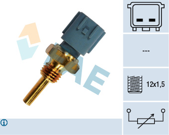 Senzor temperatura lichid de racire NISSAN X-TRAIL I (T30) 2.2 dCi 4x4 diesel 136 cai FAE 33460
