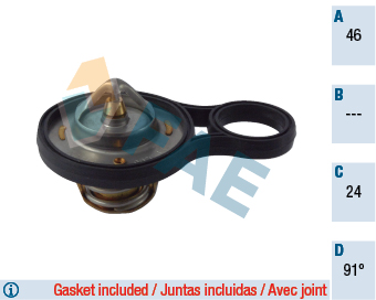 Termostat lichid racire FAE 5303291