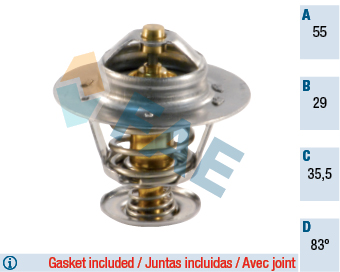 Termostat lichid racire FAE 5306783