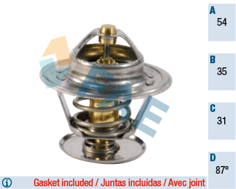 Termostat lichid racire VW TOURAN (1T1, 1T2) 1.9 TDI  diesel 105 cai FAE 5307087