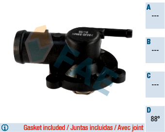 Termostat lichid racire FAE 5351988