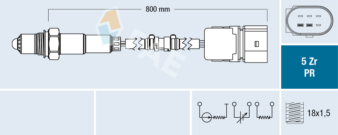 Sonda Lambda VW GOLF IV (1J1) 1.6 16V  benzina 105 cai FAE 75039