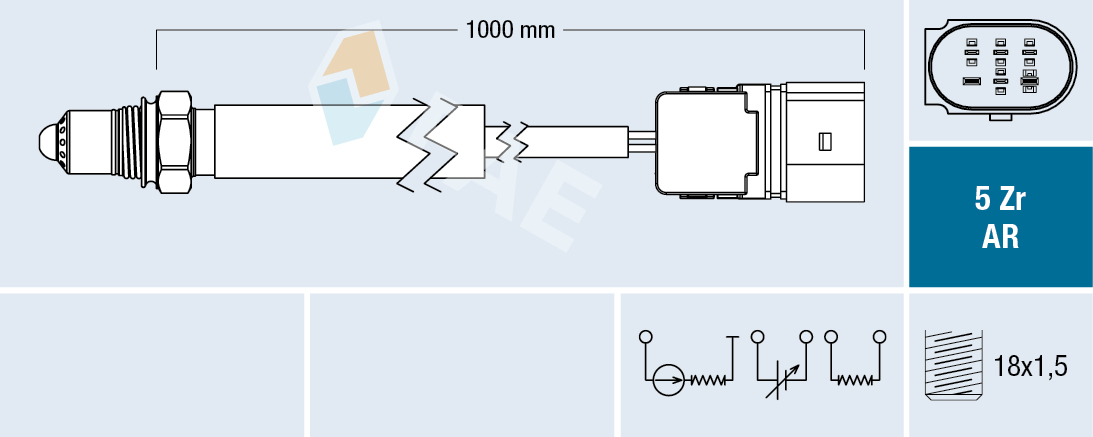 Sonda Lambda FAE 75162