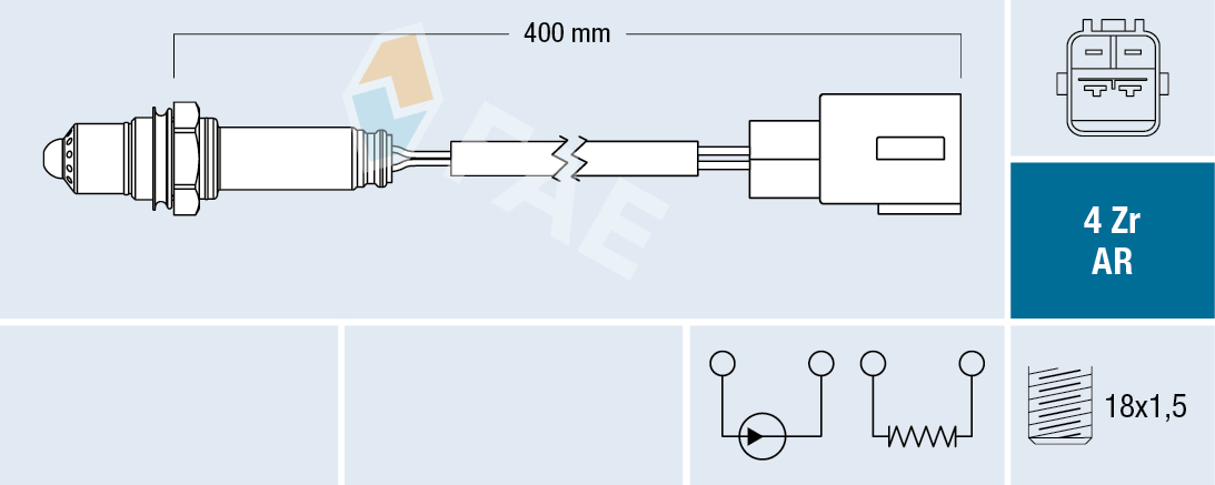 Sonda Lambda FAE 75603