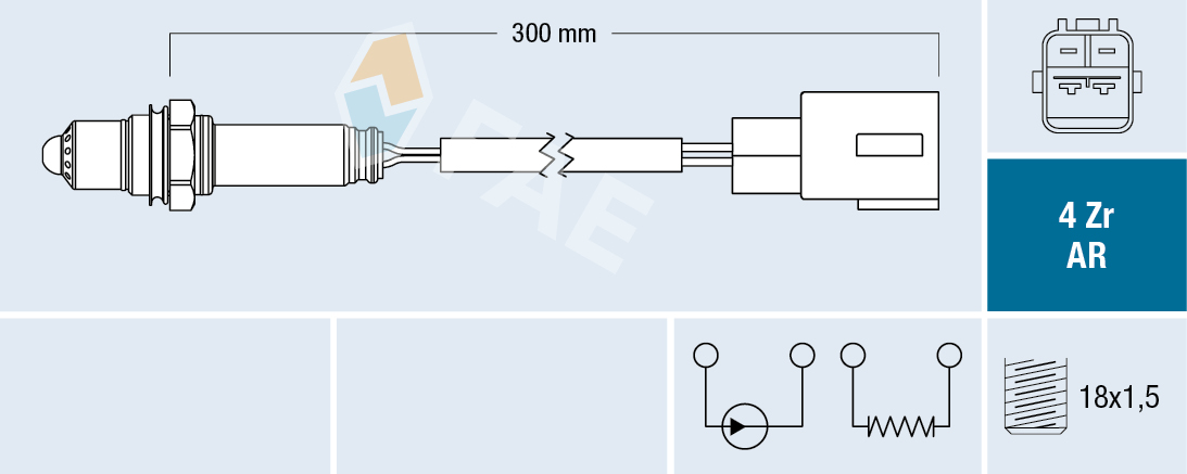 Sonda Lambda FAE 75621