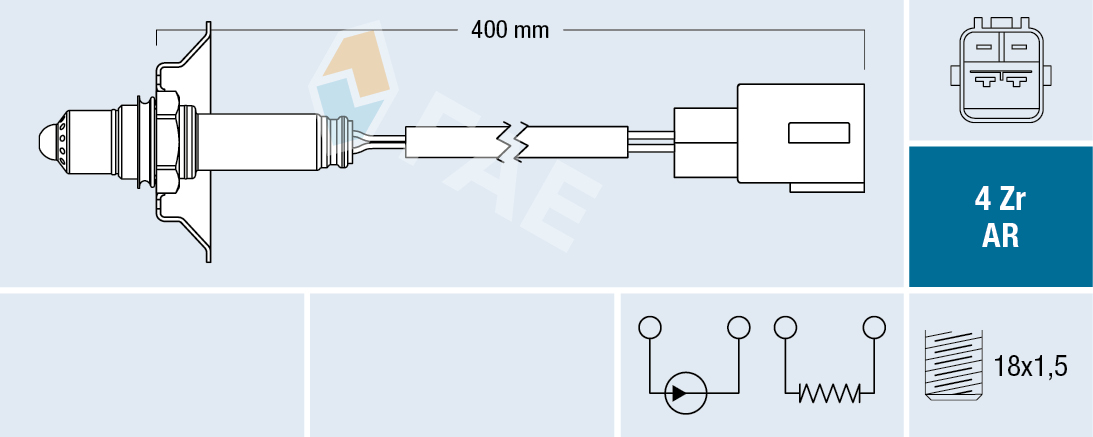 Sonda Lambda FAE 75650