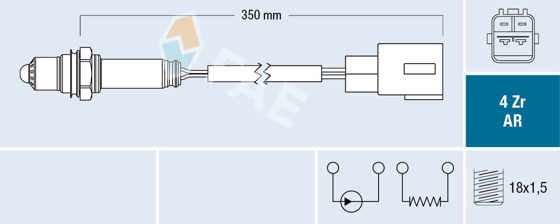 Sonda Lambda FAE 75659